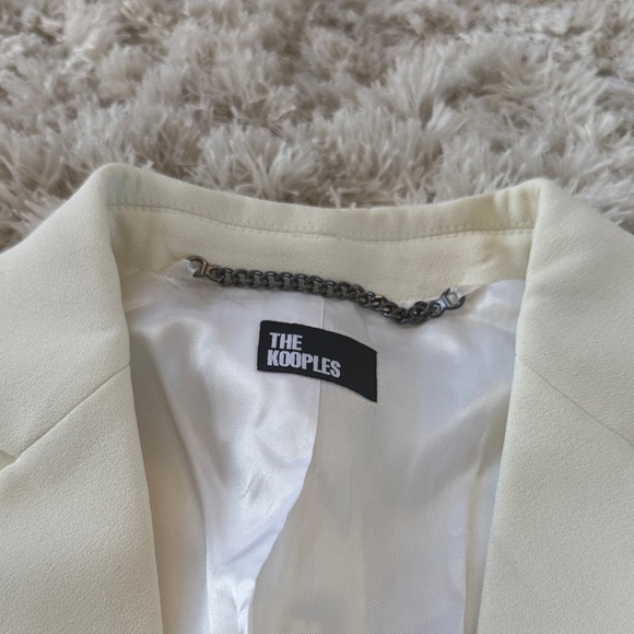 The Koopkes NEW Elegant Cream Blazer for women French 36 - Picture 2 of 4